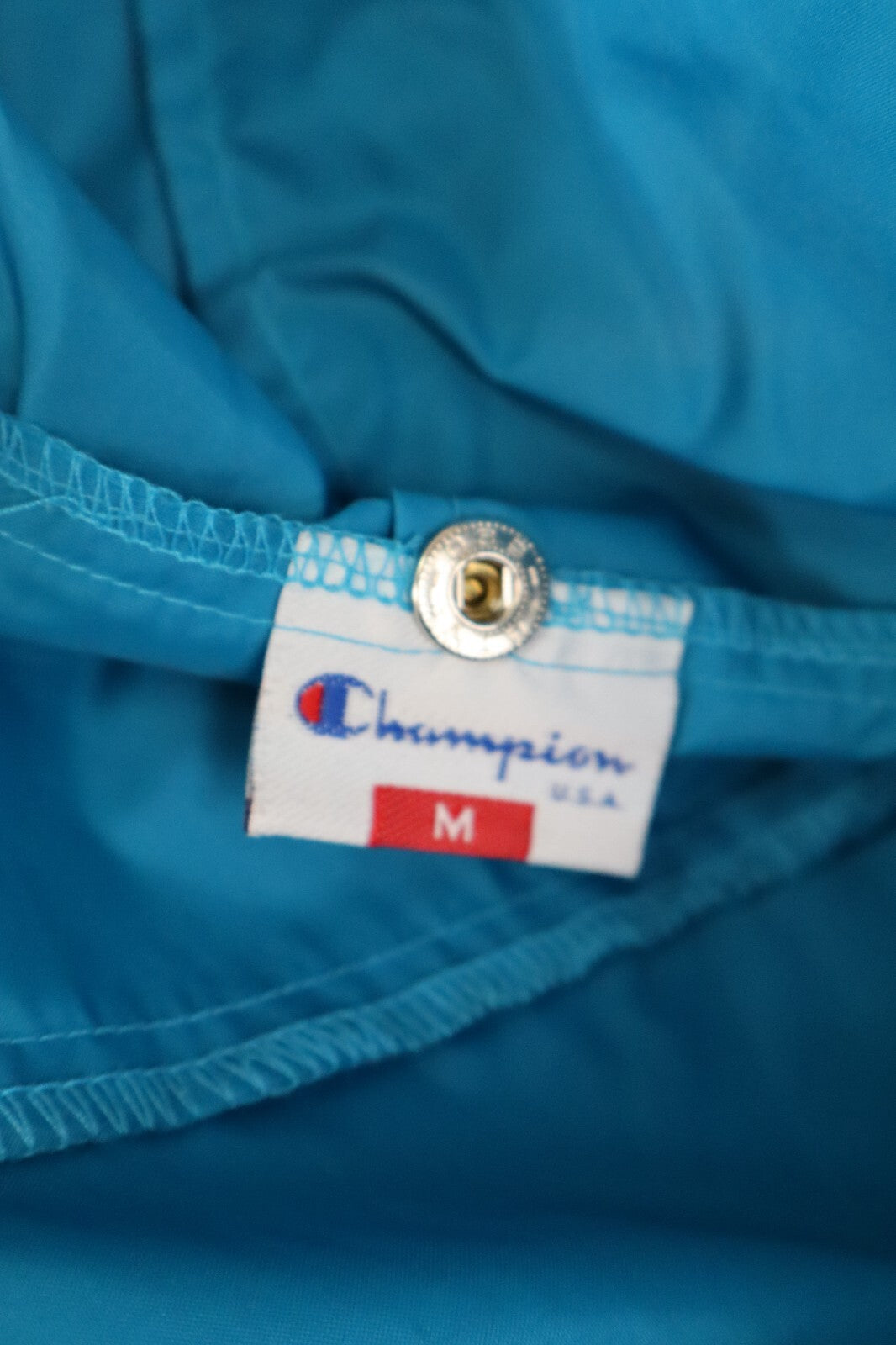 CHAMPION GIUBBINO IMPERMEABILE UOMO M MAN GIACCA VINTAGE SPORT RICHIUDIBILE