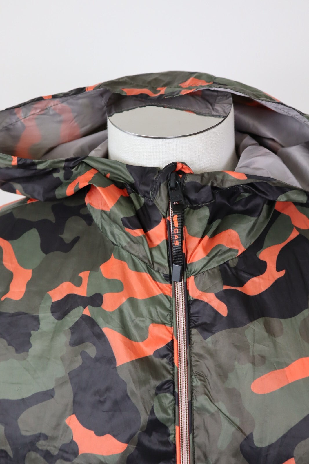 GAS GIUBBINO IMPERMEABILE UOMO TG 52 MAN GIACCA VINTAGE SPORT