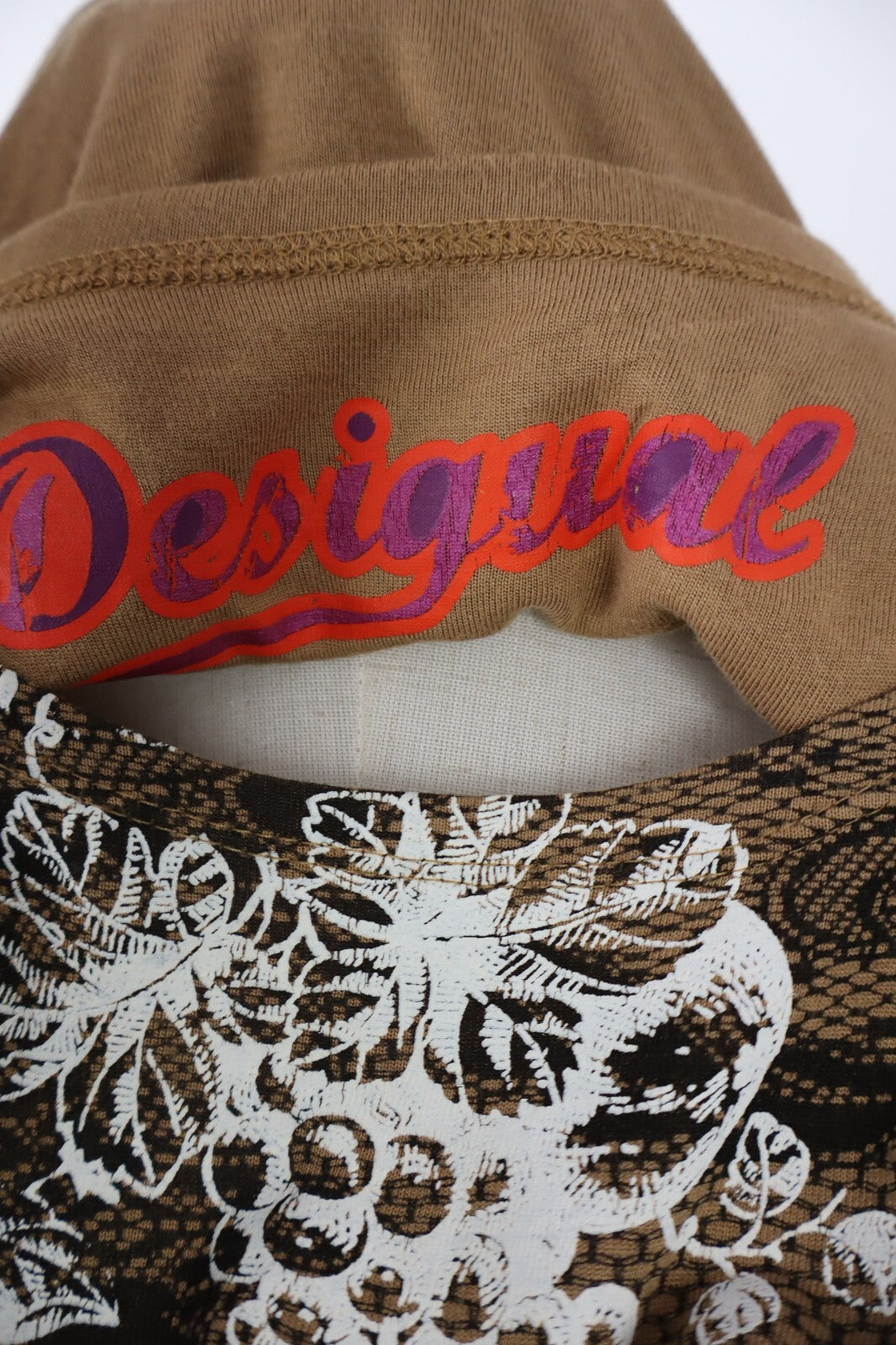 DESIGUAL MAGLIA DONNA TG. XL WOMAN CASUAL VINTAGE T-SHIRT