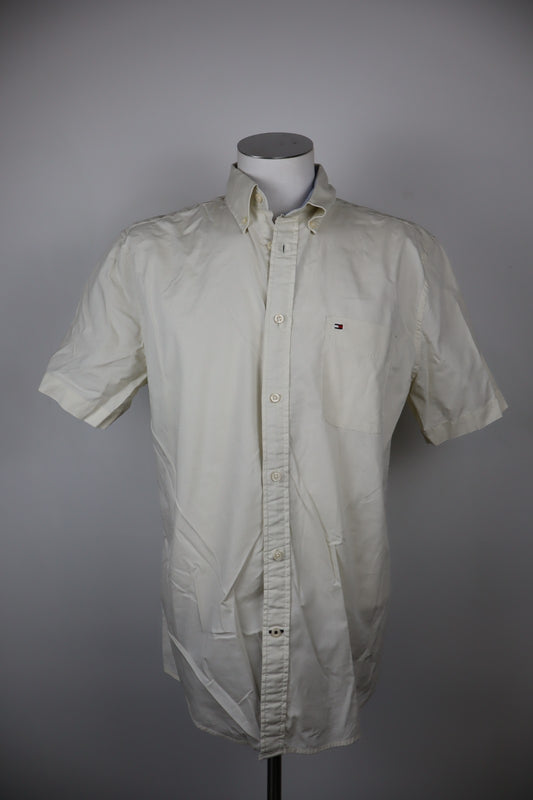 TOMMY HILFIGER CAMICIA UOMO TG. M MAN CASUAL VINTAGE SHIRT COTONE LOGO
