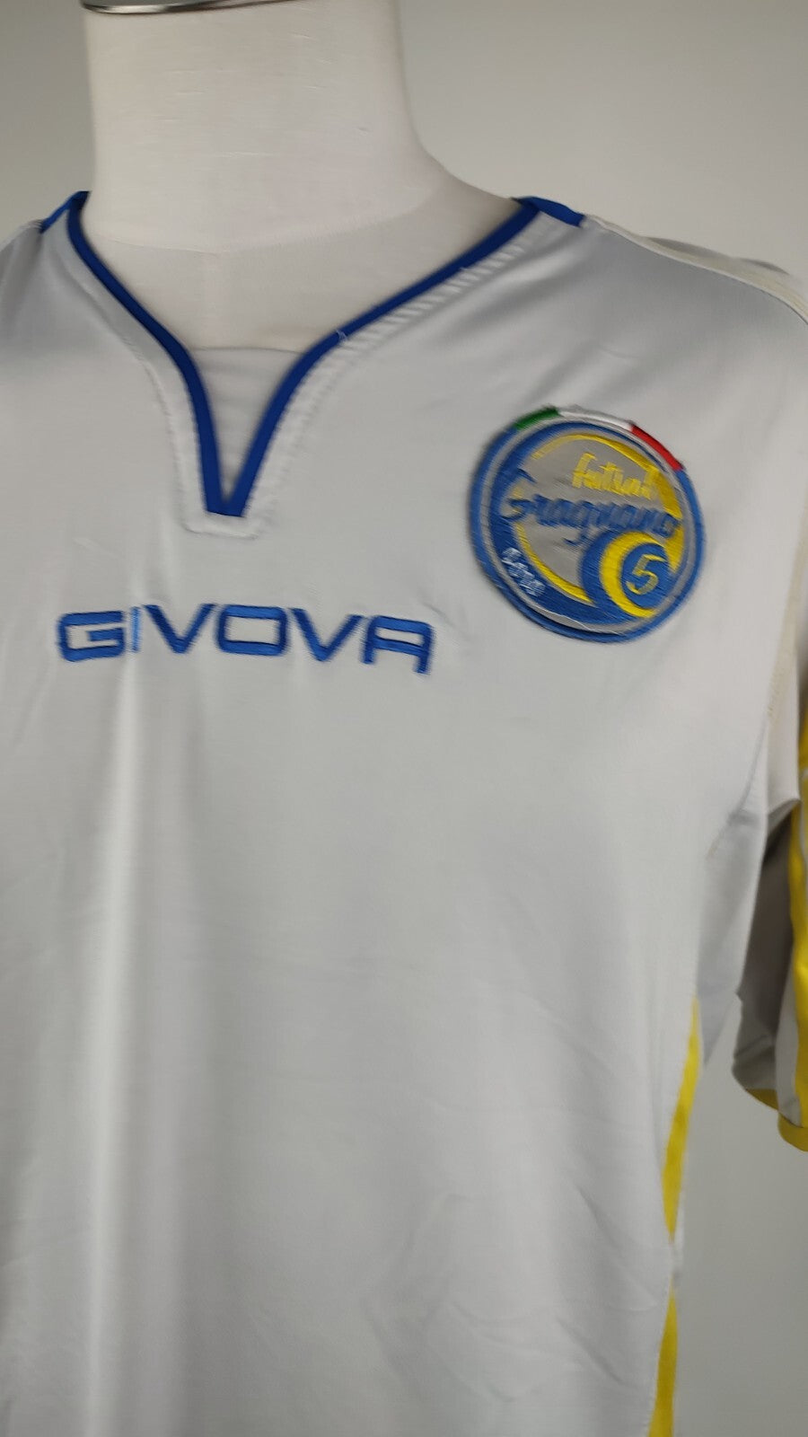 GIVOVA GRAGNANO N 8 MAGLIA CALCIO A CINQUE UOMO Tg L SOCCER TRIKOT MAN JERSEY