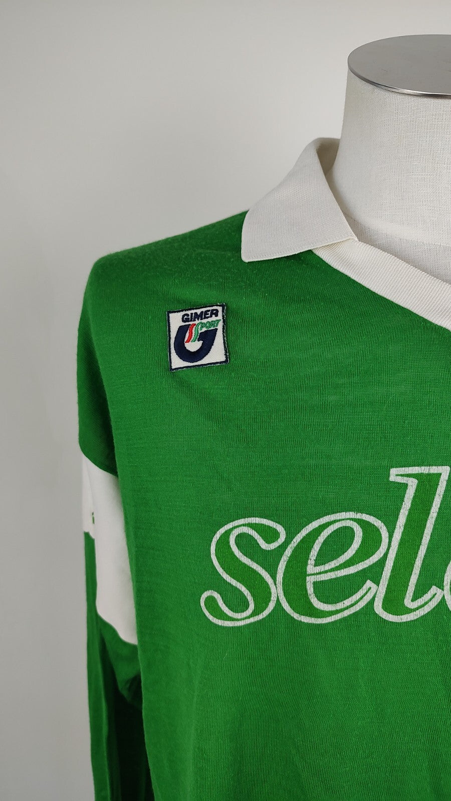 GIMER N. 15 MAGLIA CALCIO UOMO Tg XL SOCCER TRIKOT MAN JERSEY ACRILICO