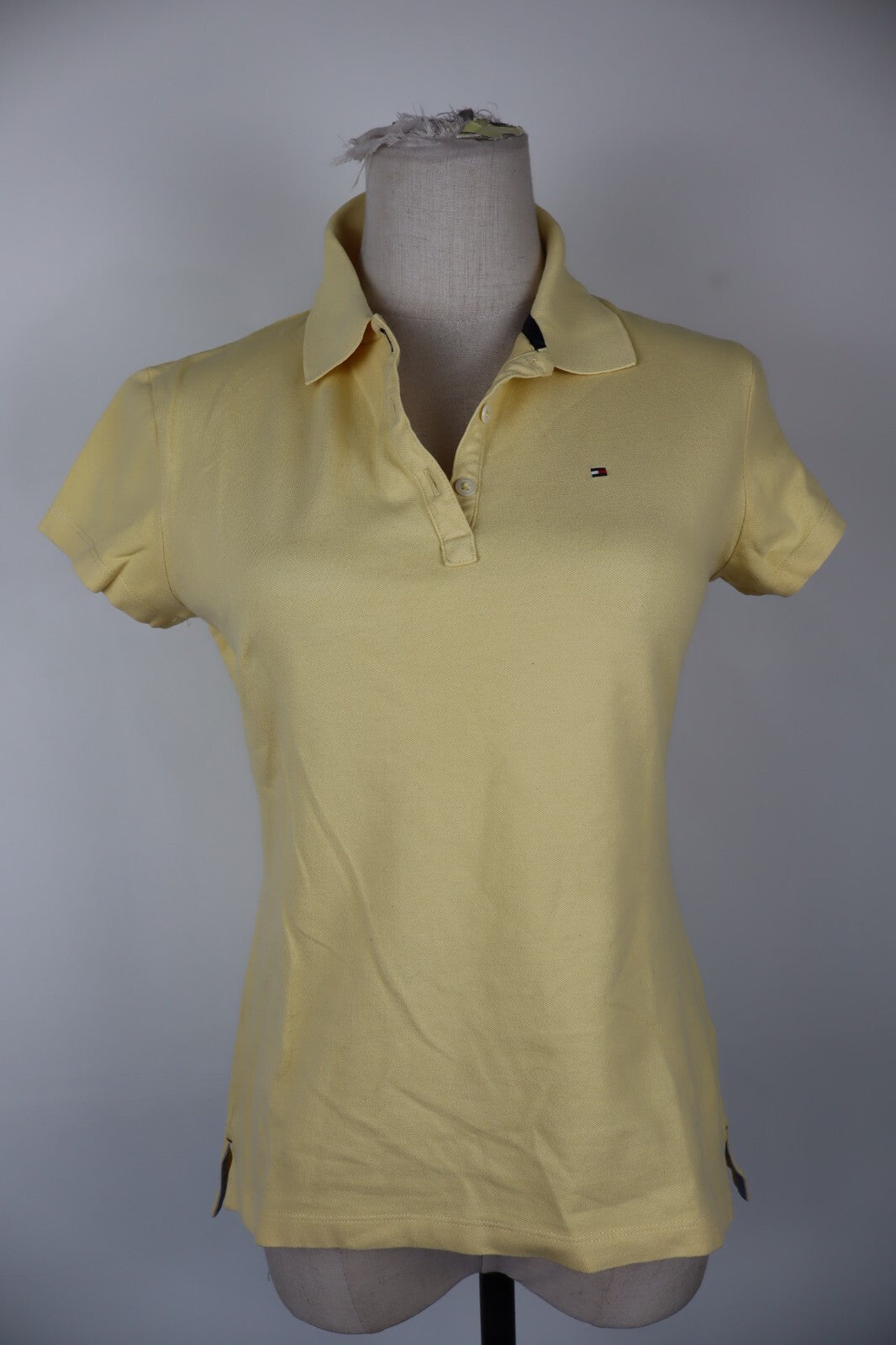 TOMMY HILFIGER POLO MAGLIA DONNA COTONE TG. M WOMAN SHIRT CASUAL VINTAGE