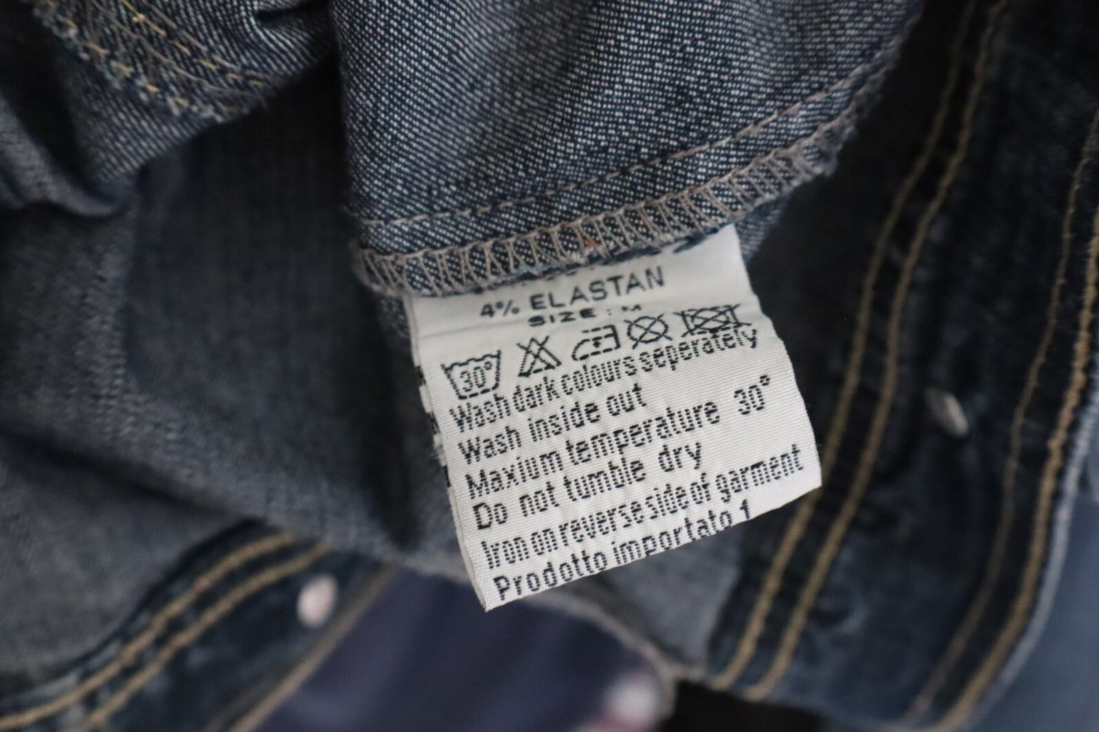 LAVINIA FONTANA GIUBBINO JEANS DENIM DONNA Tg M WOMAN CASUAL VINTAGE JACKET