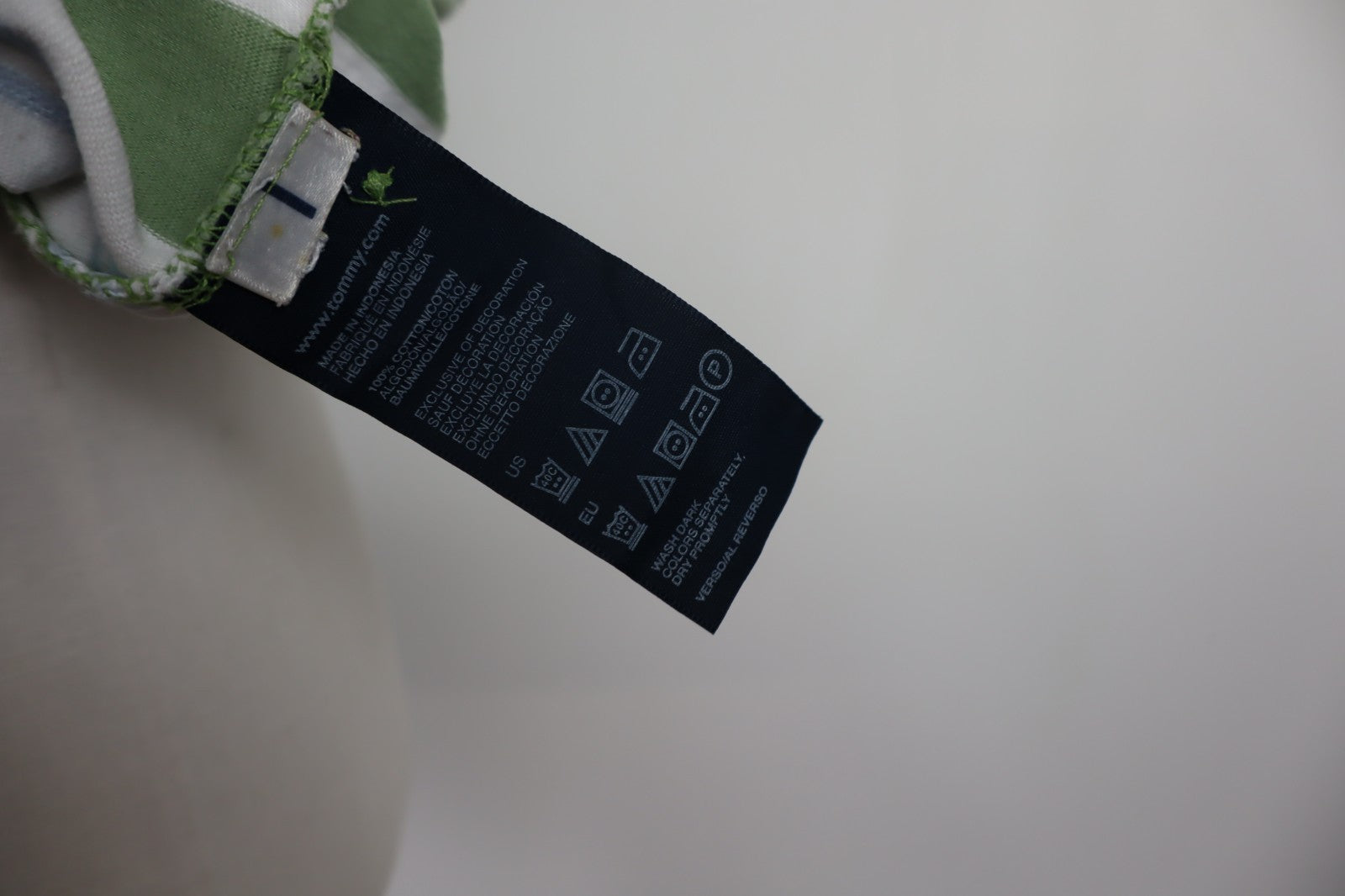 TOMMY HILFIGER POLO MAGLIA COTONE UOMO M MAN SHIRT CASUAL VINTAGE COTTON RIGHE