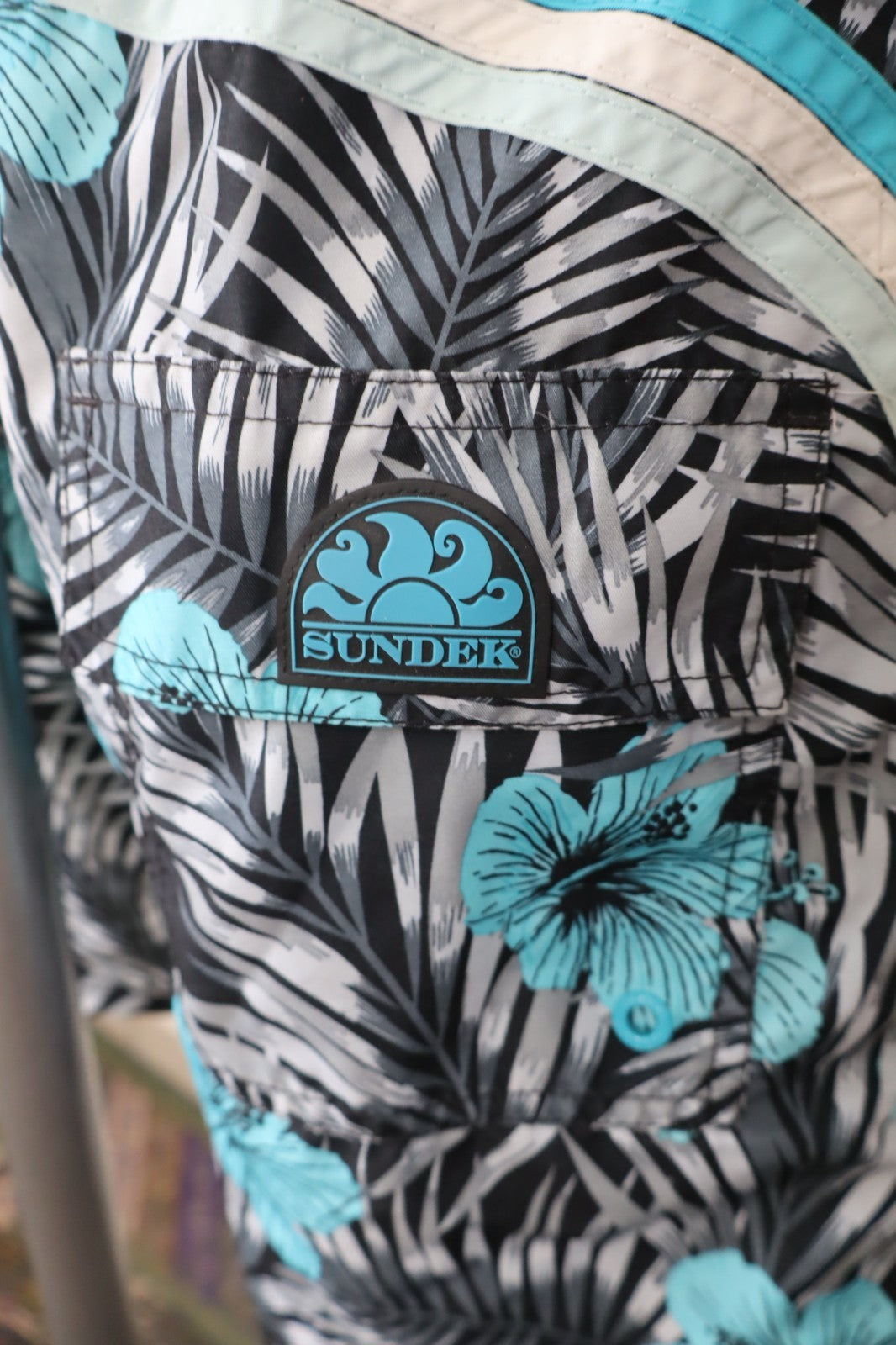 SUNDEK COSTUME PANTALONCINO MARE UOMO TG XL MEN SWIMSUIT VINTAGE CASUAL