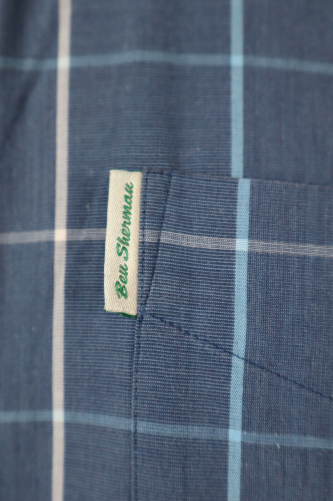 BEN SHERMAN CAMICIA UOMO COTONE TG. S  MAN CASUAL VINTAGE SHIRT