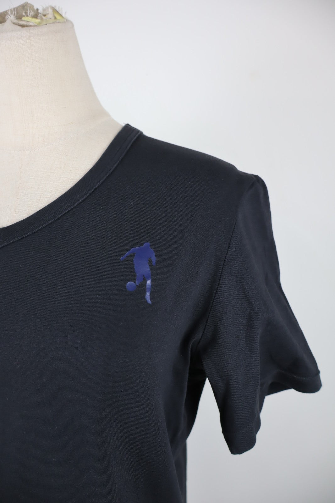 BIKKEMBERGS MAGLIA DONNA TG. S WOMAN CASUAL VINTAGE T-SHIRT TOP COTONE LOGO