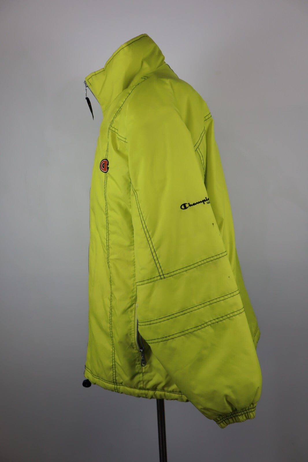 CHAMPION '90S GIUBBINO TRAPUNTATO UOMO Tg. L MAN VINTAGE CASUAL JACKET