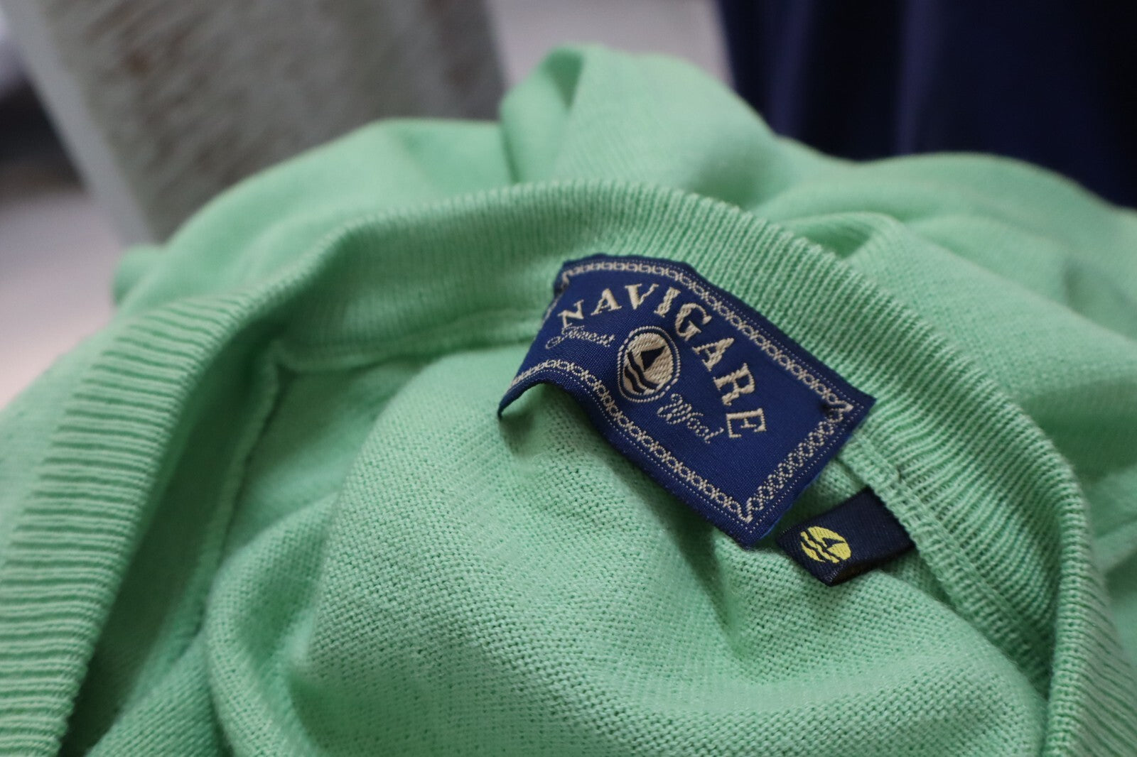 NAVIGARE MAGLIONE LANA WOOL UOMO TG XL MAGLIA MAN SWEATER CASUAL VINTAGE