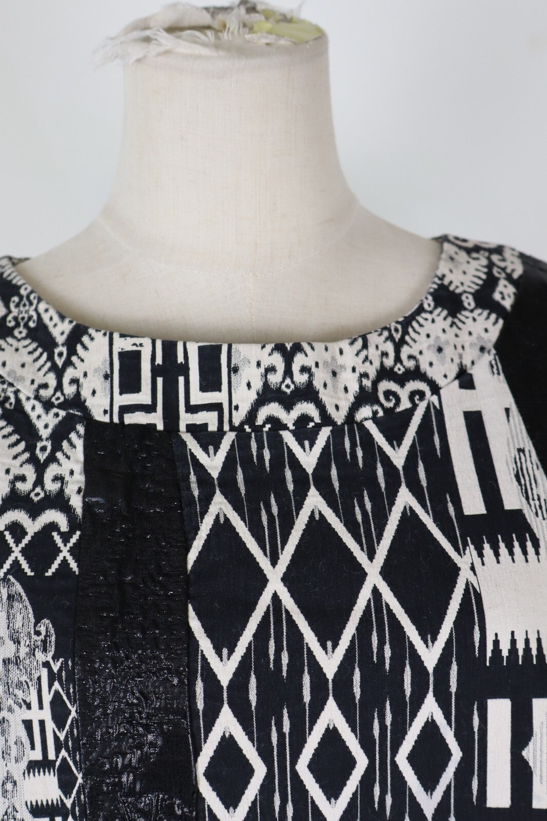 DESIGUAL VESTITO ABITO DONNA TG. L WOMAN CASUAL VINTAGE DRESS VARIOPINTO