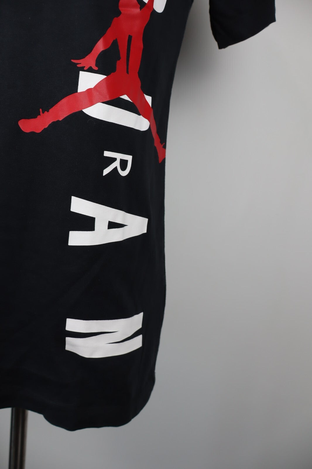 AIR JORDAN MAGLIA UOMO TG S NERO MAN T-SHIRT CASUAL VINTAGE COTONE COTTON