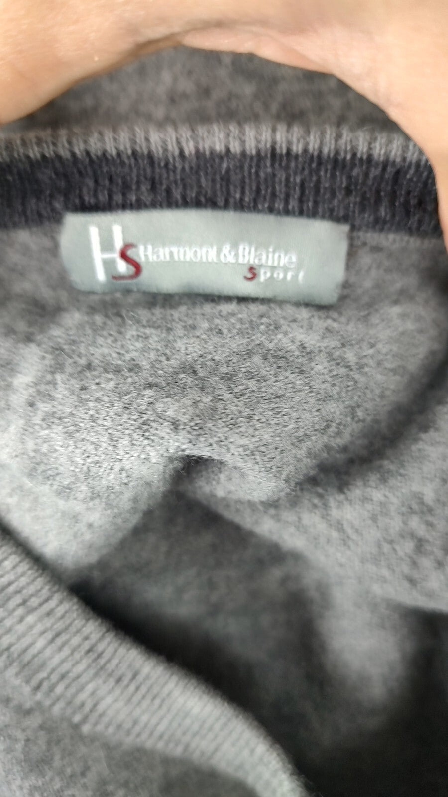 HARMONT & BLAINE MAGLIONE LANA VINTAGE UOMO Tg. XXXL SWEATER MAN CASUAL