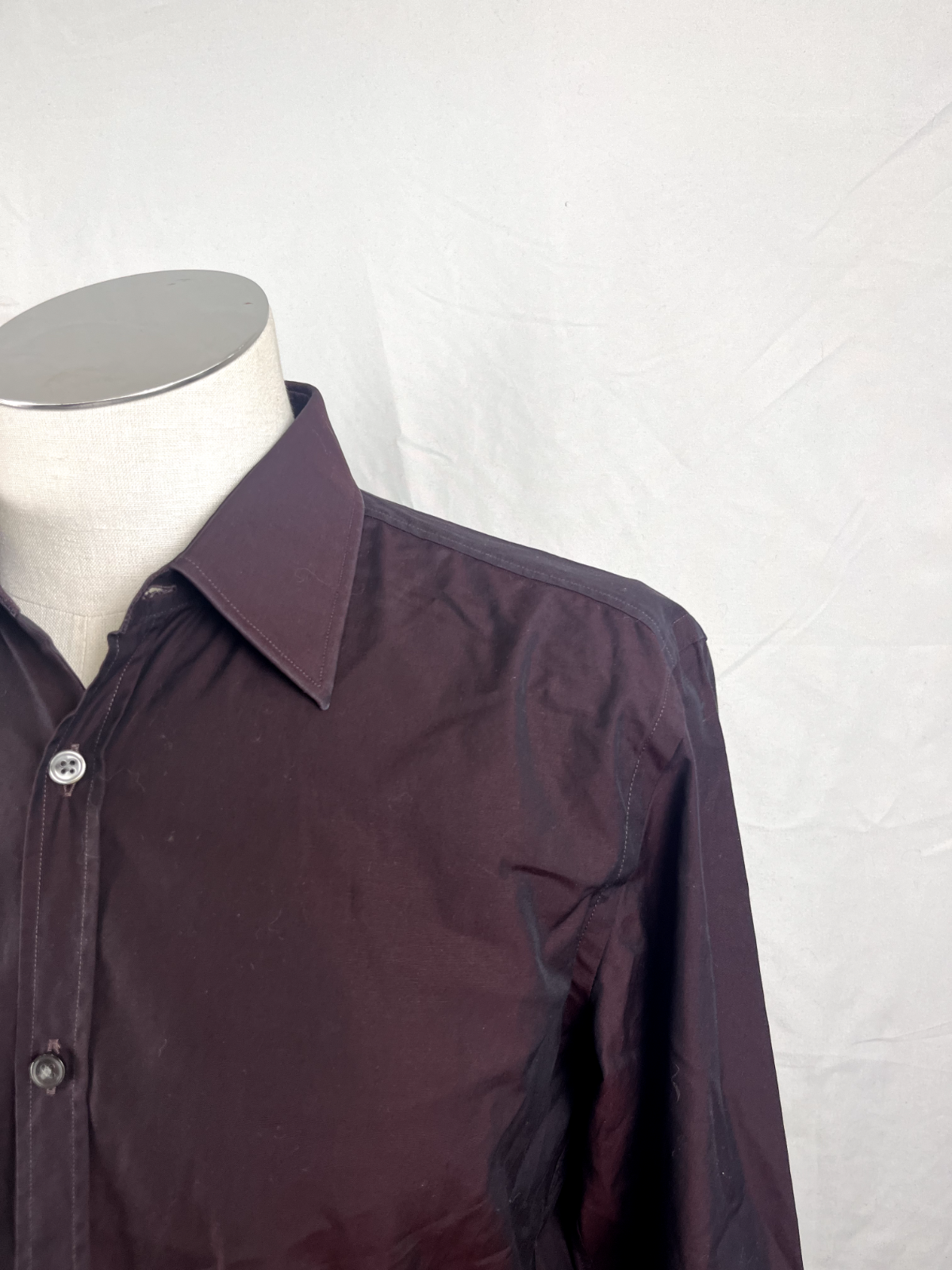 HUGO BOSS CAMICIA UOMO TG. 39 15/2 SLIM FIT CASUAL VINTAGE SHIRT COTONE COTTON