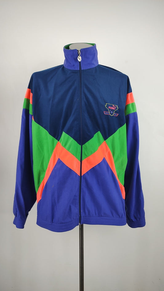 PUMA WORLD TEAM GIACCA SPORT UOMO Tg 9 MAN VINTAGE JACKET CASUAL VINTAGE