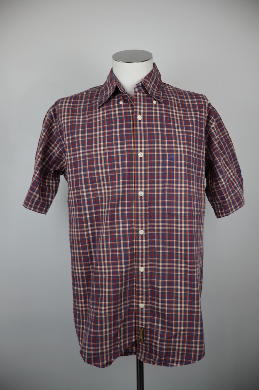 TIMBERLAND CAMICIA COTONE UOMO TG. M MAN CASUAL VINTAGE SHIRT COTTON