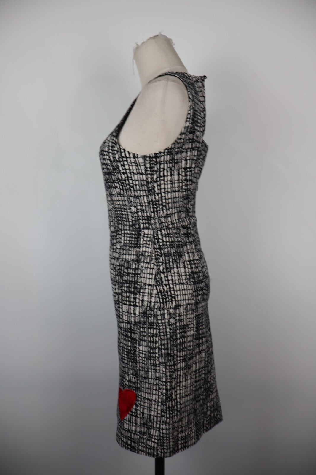 DESIGUAL VESTITO SMANICATO COTONE DONNA TG. 36 WOMAN CASUAL VINTAGE DRESS COTTON