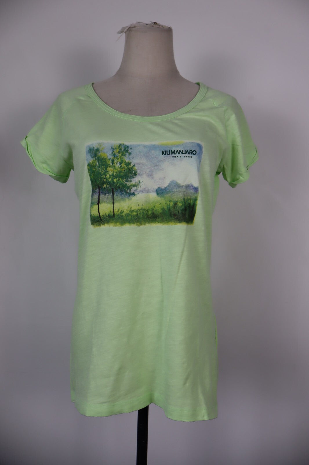 KILIMANGIARO MAGLIA DONNA T-SHIRT TG. L WOMAN CASUAL VINTAGE SHIRT COTONE