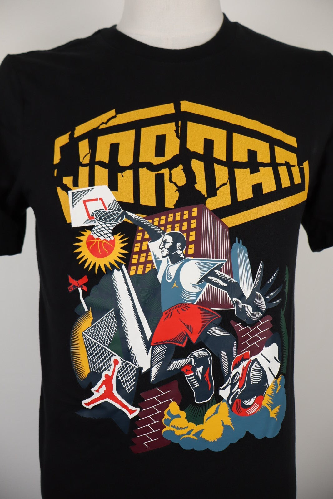 AIR JORDAN MAGLIA UOMO COTONE TG. S MAN COTTON T- SHIRT CASUAL VINTAGE