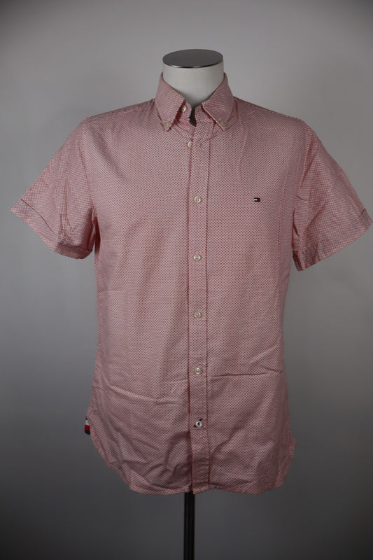 TOMMY HILFIGER CAMICIA UOMO COTONE TG. L SLIM MAN CASUAL VINTAGE SHIRT COTTON