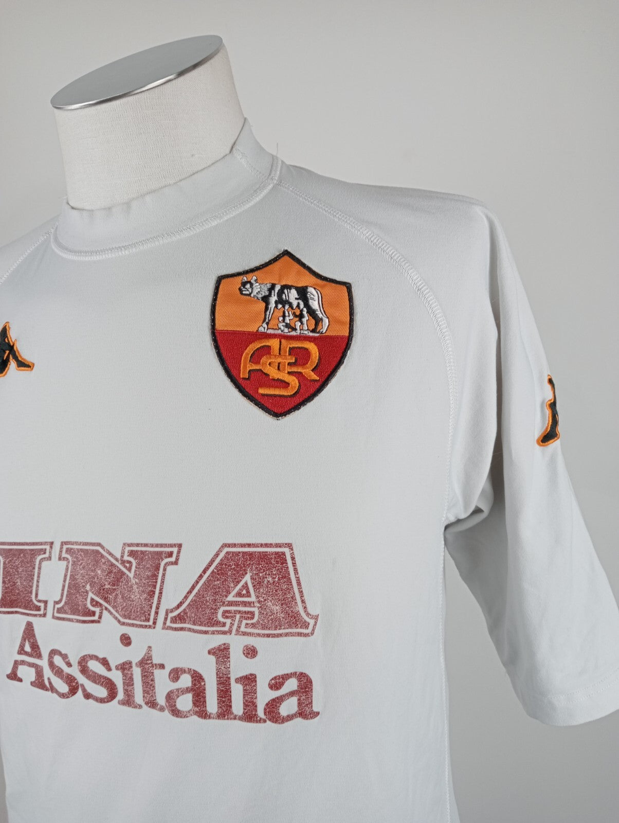 KAPPA ROMA MAGLIA CALCIO BATISTUTA N 18 UOMO TG M SOCCER TRIKOT MAN JERSEY