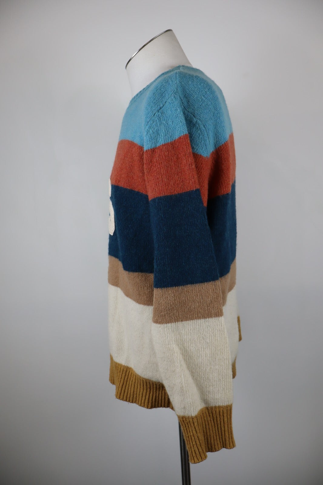 SUNDEK MAGLIONE LANA WOOL VINTAGE UOMO Tg. S MAN SWEATER CASUAL