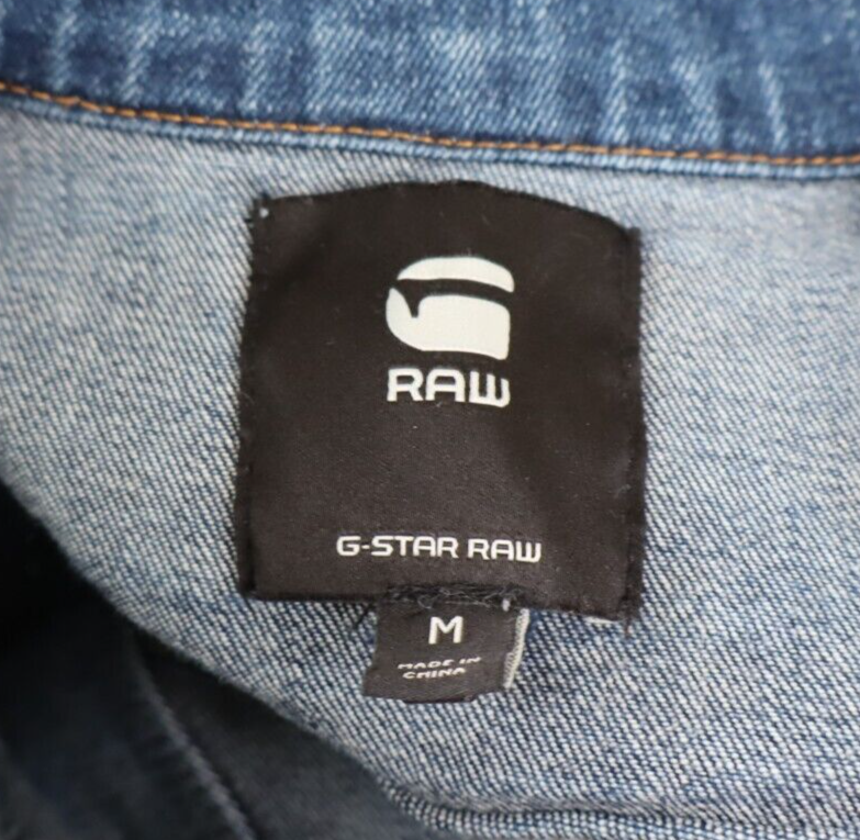 G-STAR JEANS GIUBBINO DONNA M WOMAN CASUAL JACKET COTONE COTTON DENIM VINTAGE