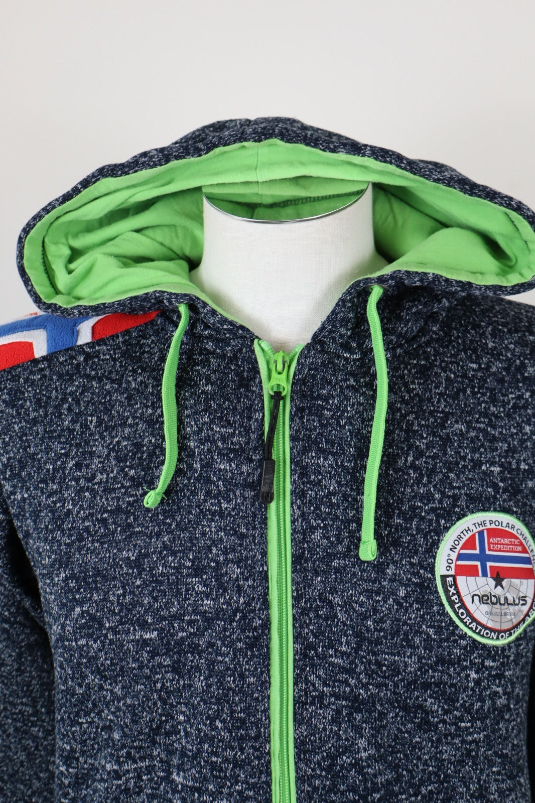 NEBULUS ANTARTIC FELPA TECNICA UOMO Tg 46 MAN SPORT SWEATSHIRT VINTAGE CASUAL