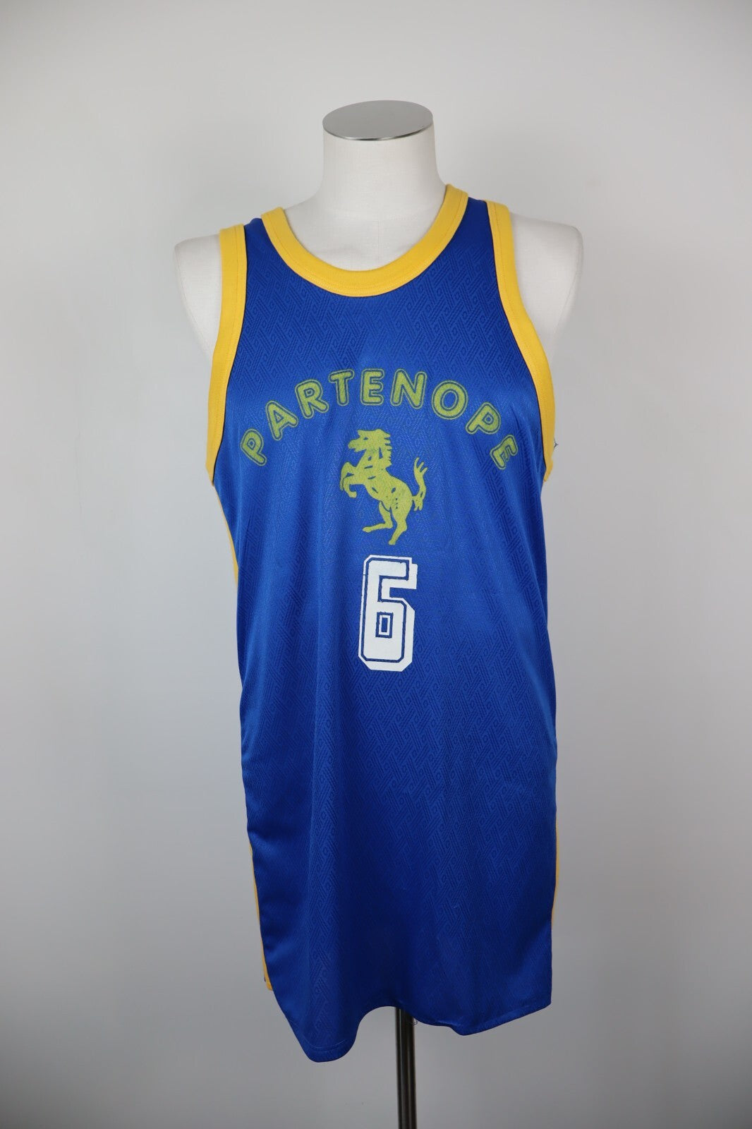 PARTENOPE N 6 CANOTTA MAGLIA UOMO TG. 52 MAN T-SHIRT BASKET SPORT PALLACANESTRO