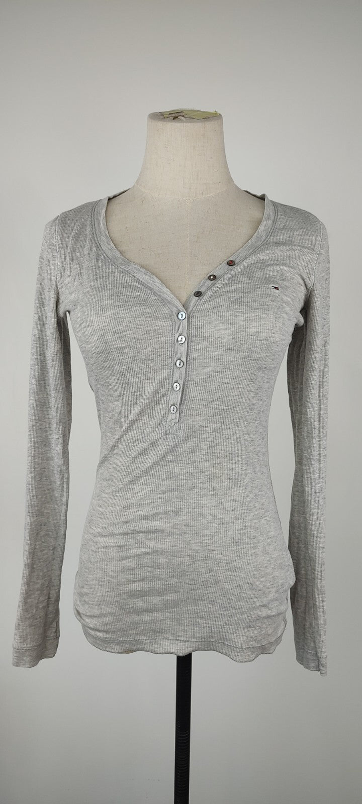 TOMMY HILFIGER MAGLIA DONNA COTONE TG. L WOMAN CASUAL VINTAGE T-SHIRT COTTON