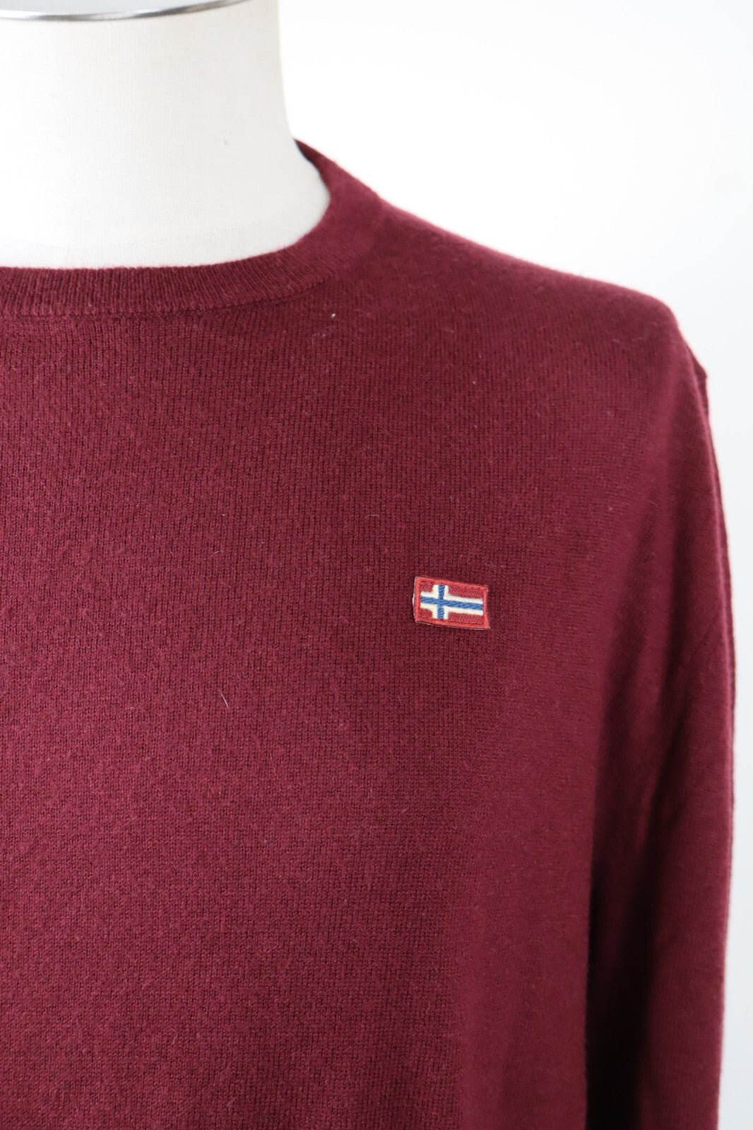 NAPAPIJRI MAGLIONE VINTAGE COTONE LANA UOMO Tg. 2XL MAN SWEATER CASUAL VINTAGE