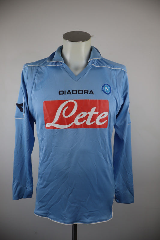 DIADORA SSC NAPOLI MAGLIA CALCIO TRIKOT UOMO TG L SOCCER JERSEY  T-SHIRT SPORT