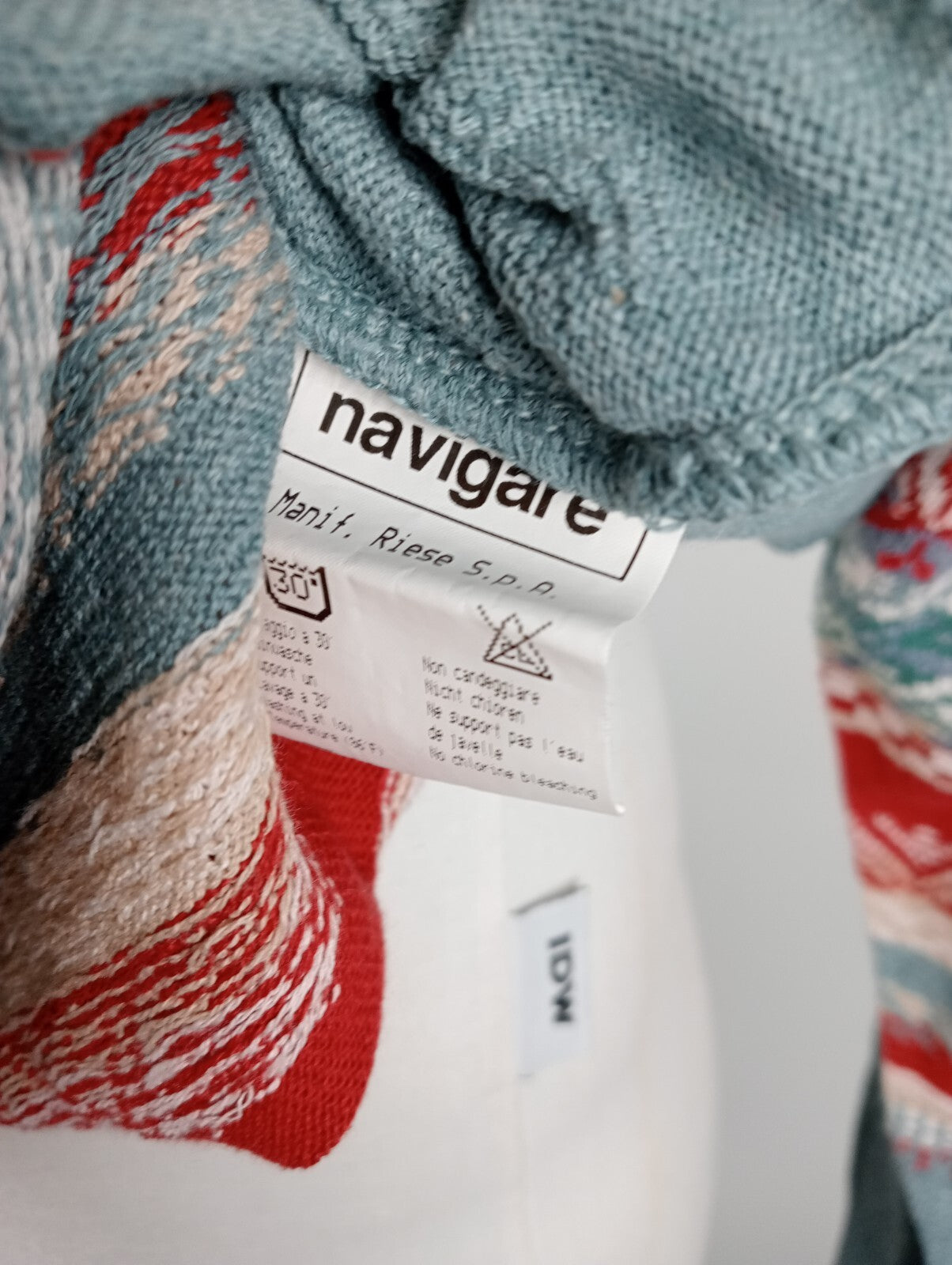 NAVIGARE MAGLIONE MAGLIA COTONE COTTON UOMO Tg. L MAN SWEATER CASUAL VINTAGE