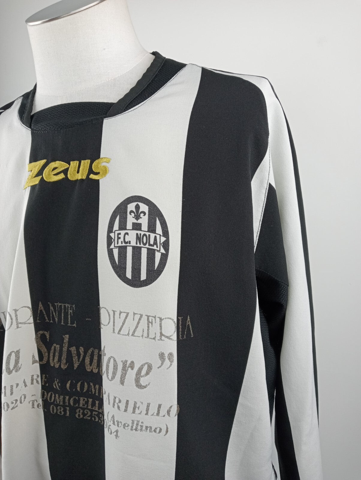 ZEUS NOLA N 13 MAGLIA CALCIO TRIKOT UOMO TG. XL SOCCER JERSEY VINTAGE