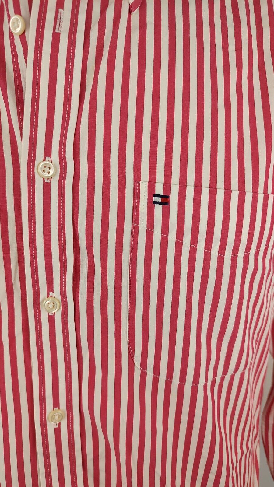 TOMMY HILFIGER CAMICIA UOMO COTONE TG. M MAN CASUAL VINTAGE COTTON SHIRT