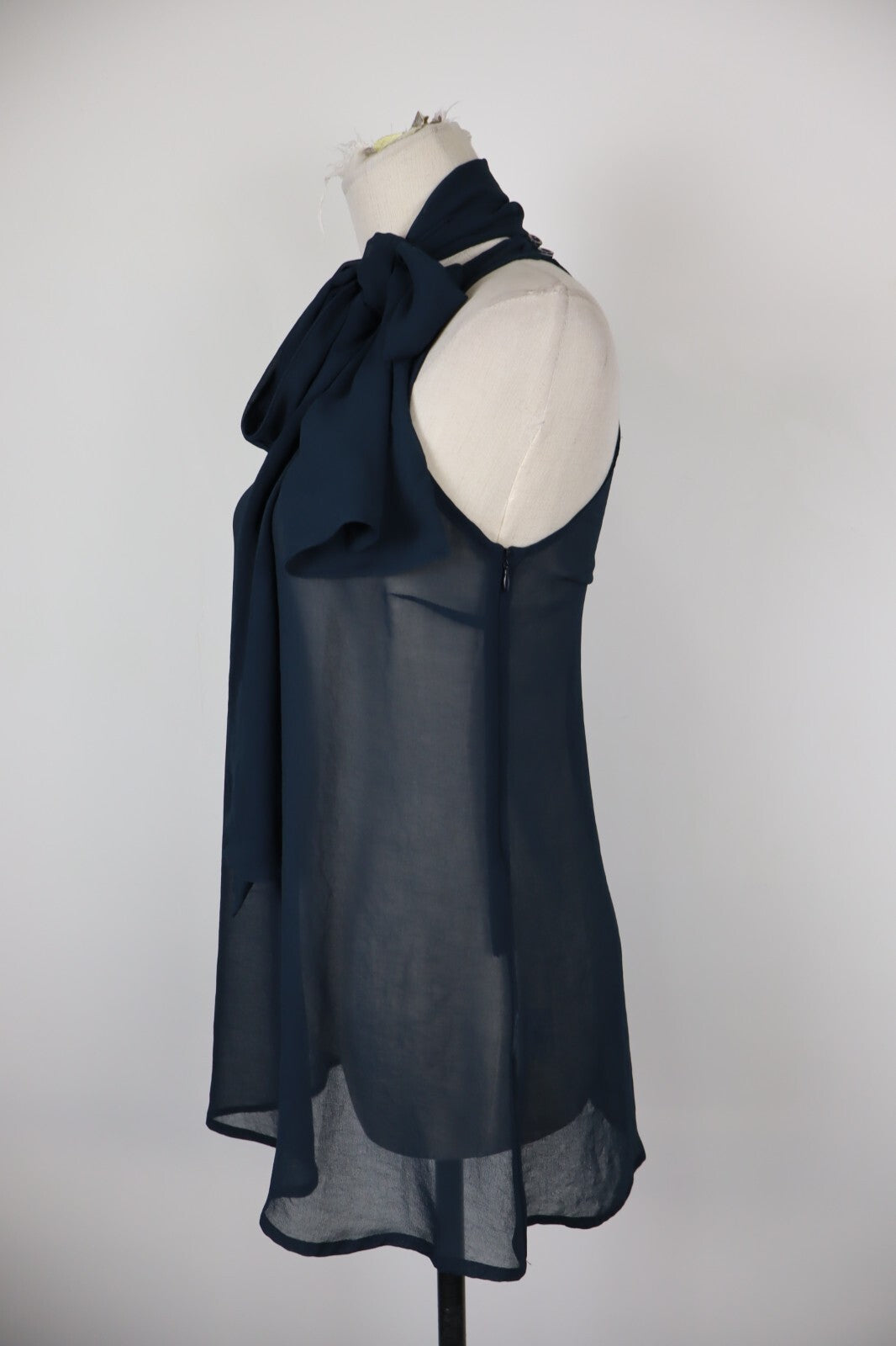 PATRIZIA PEPE MAGLIA DONNA TG.  42 WOMAN CASUAL VINTAGE T-SHIRT TOP TRASPARENTE