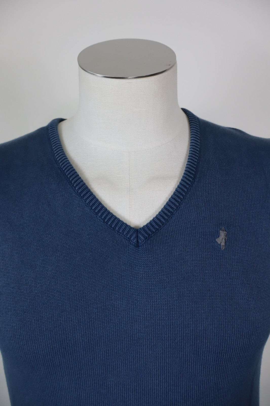 MARLBORO MAGLIONE SMANICATO COTONE GILET UOMO Tg. S SWEATER MAN CASUAL