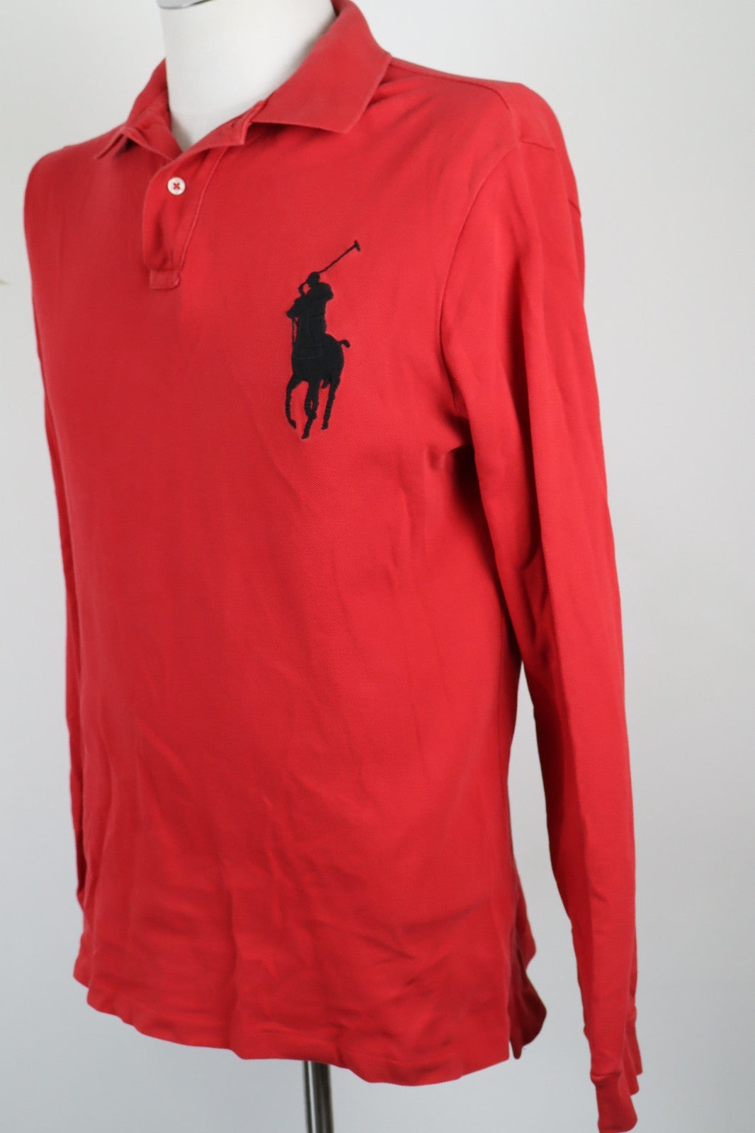 RALPH LAUREN MAGLIA POLO UOMO COTONE TG. L MAN COTTON T-SHIRT CASUAL VINTAGE