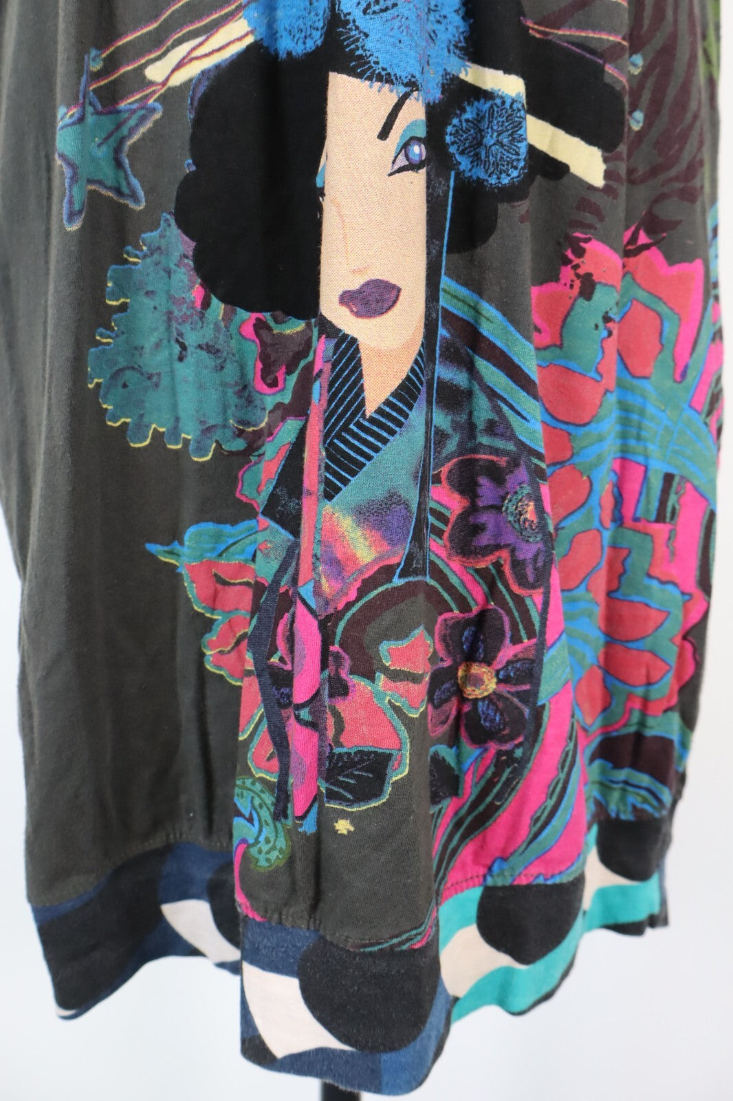 DESIGUAL VESTITO DONNA TG. S WOMAN CASUAL VINTAGE DRESS ITALIA COTONE