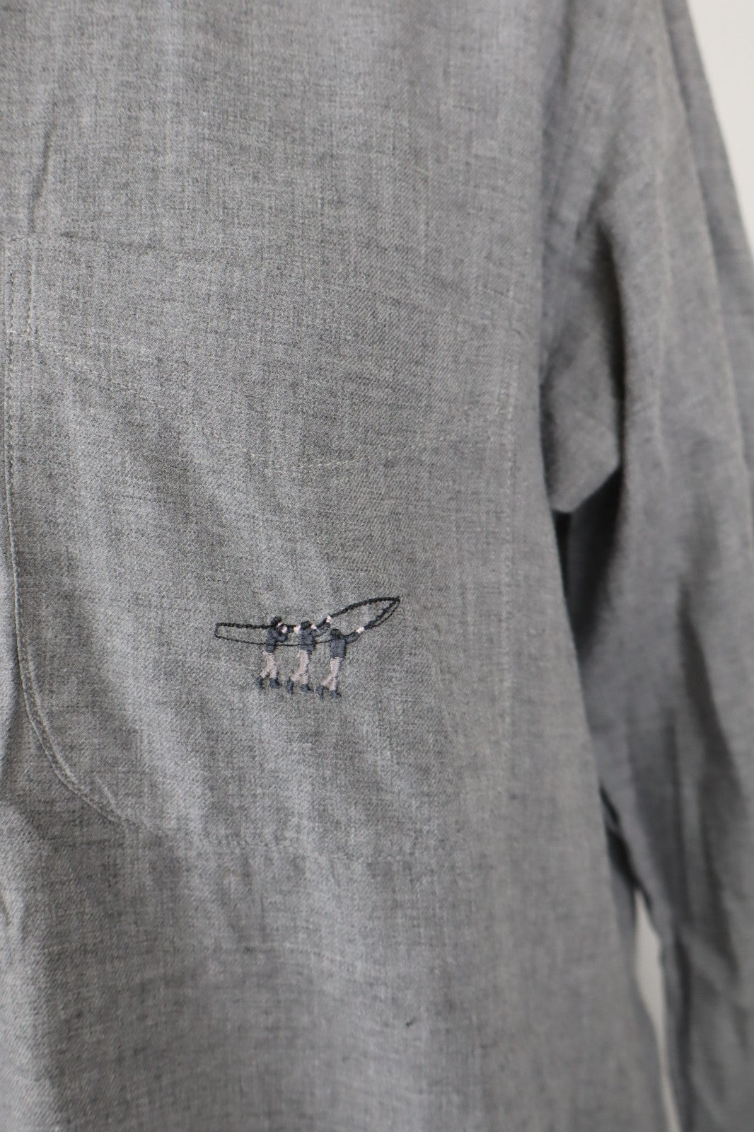 HENRY COTTON'S CAMICIA UOMO GRIGIA TG. 42  MAN CASUAL VINTAGE SHIRT