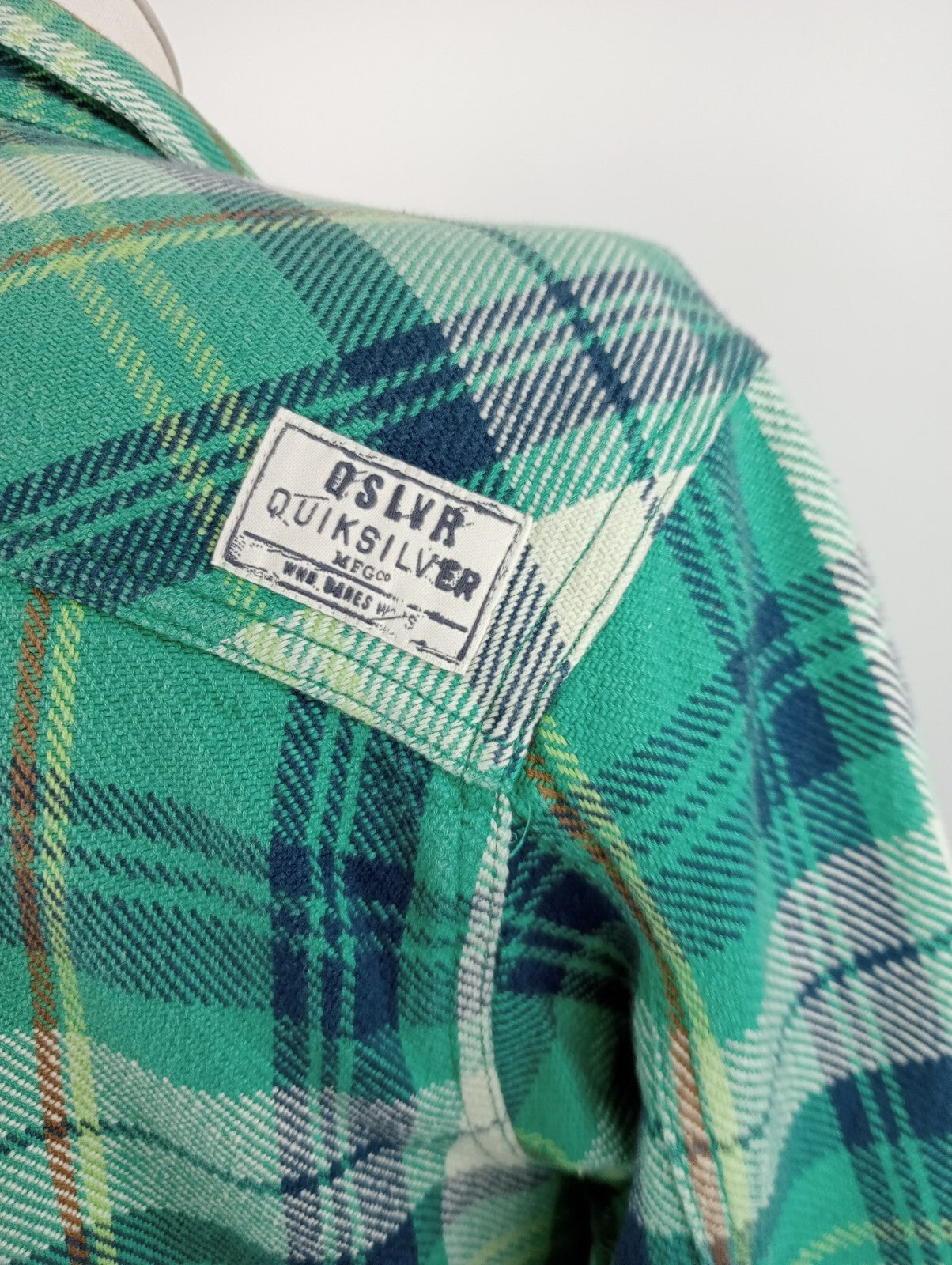 QUIKSILVER CAMICIA UOMO COTONE TG. M  MAN CASUAL VINTAGE SHIRT COTTON