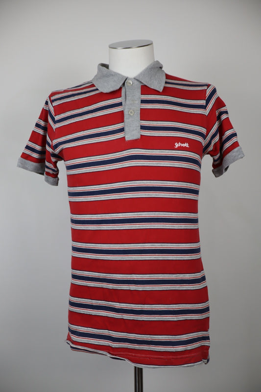 SCHOTT MAGLIA POLO UOMO TG. M MAN T-SHIRT CASUAL VINTAGE COTONE COTTON