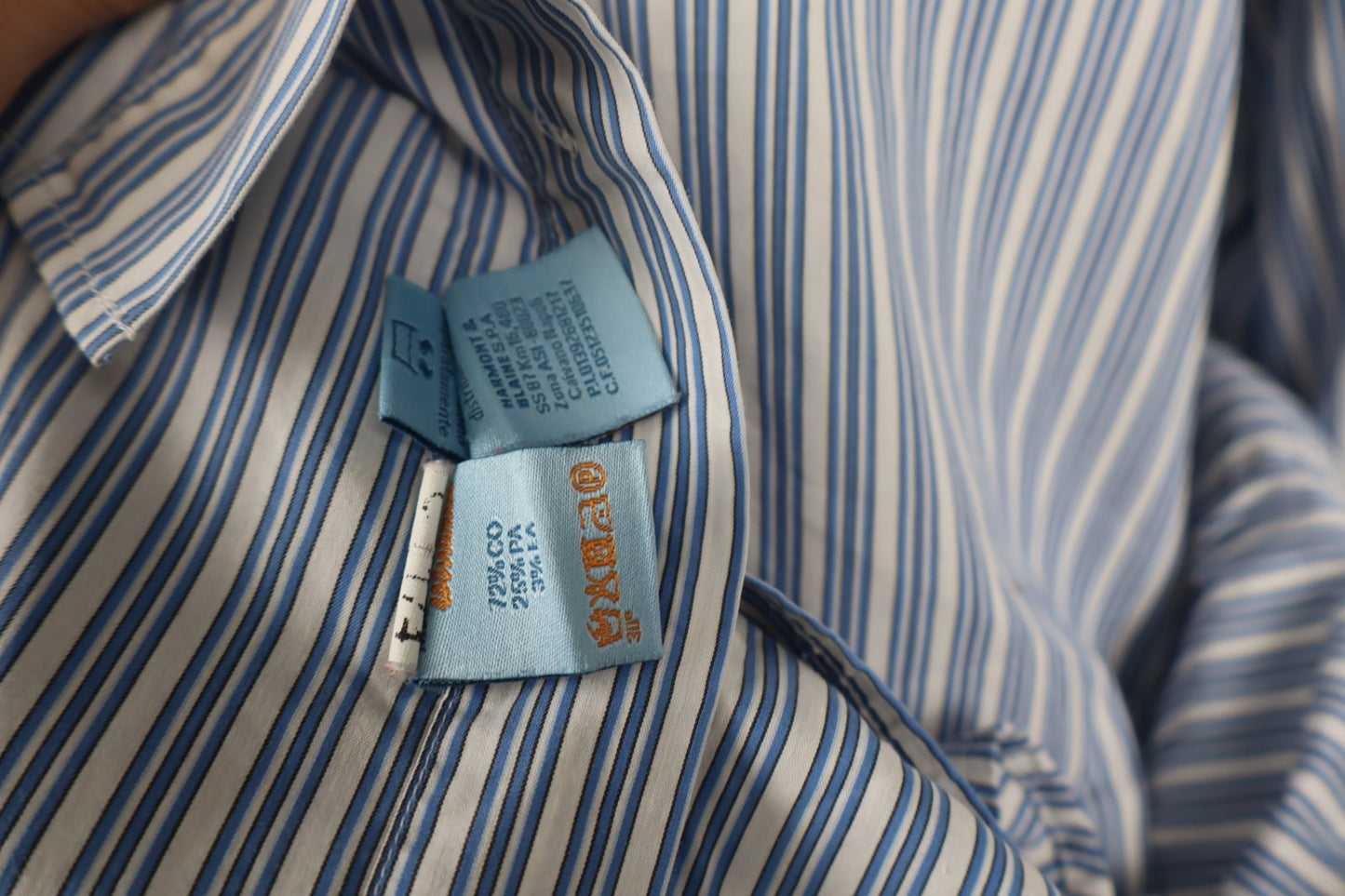 HARMONT & BLAINE JEANS CAMICIA COTONE SHIRT UOMO Tg XL MAN VINTAGE CASUAL LOGO