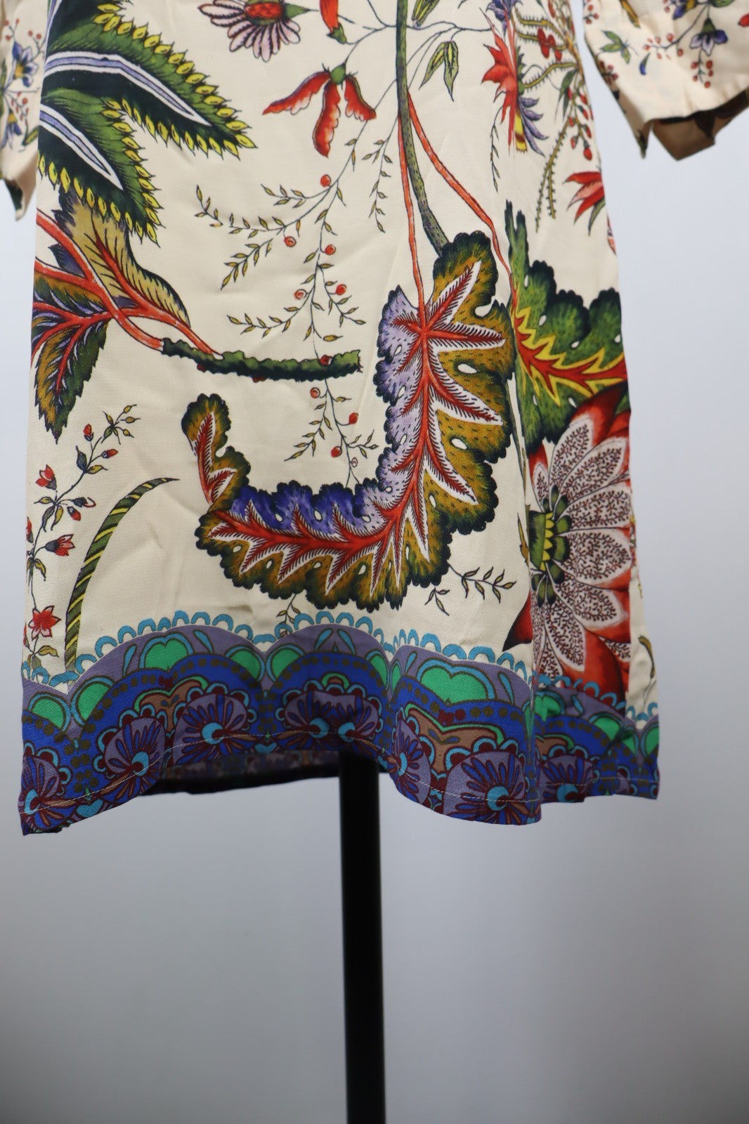 DESIGUAL VESTITO MANICA A 3/4 DONNA TG 40 WOMAN CASUAL VINTAGE DRESS ABITO LOGO