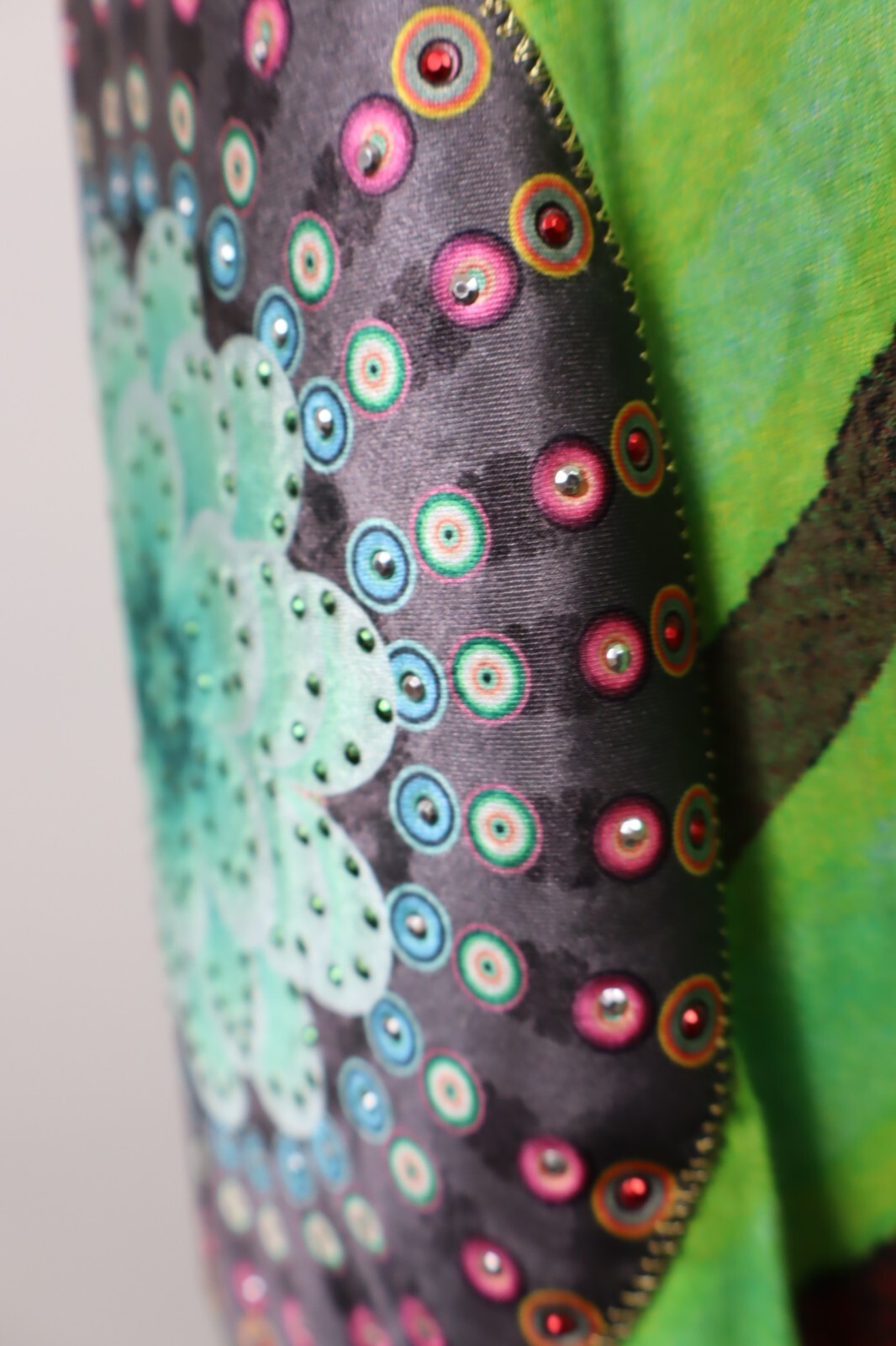 DESIGUAL VESTITO ABITO MEZZE MANICHE DONNA TG. M WOMAN CASUAL VINTAGE DRESS