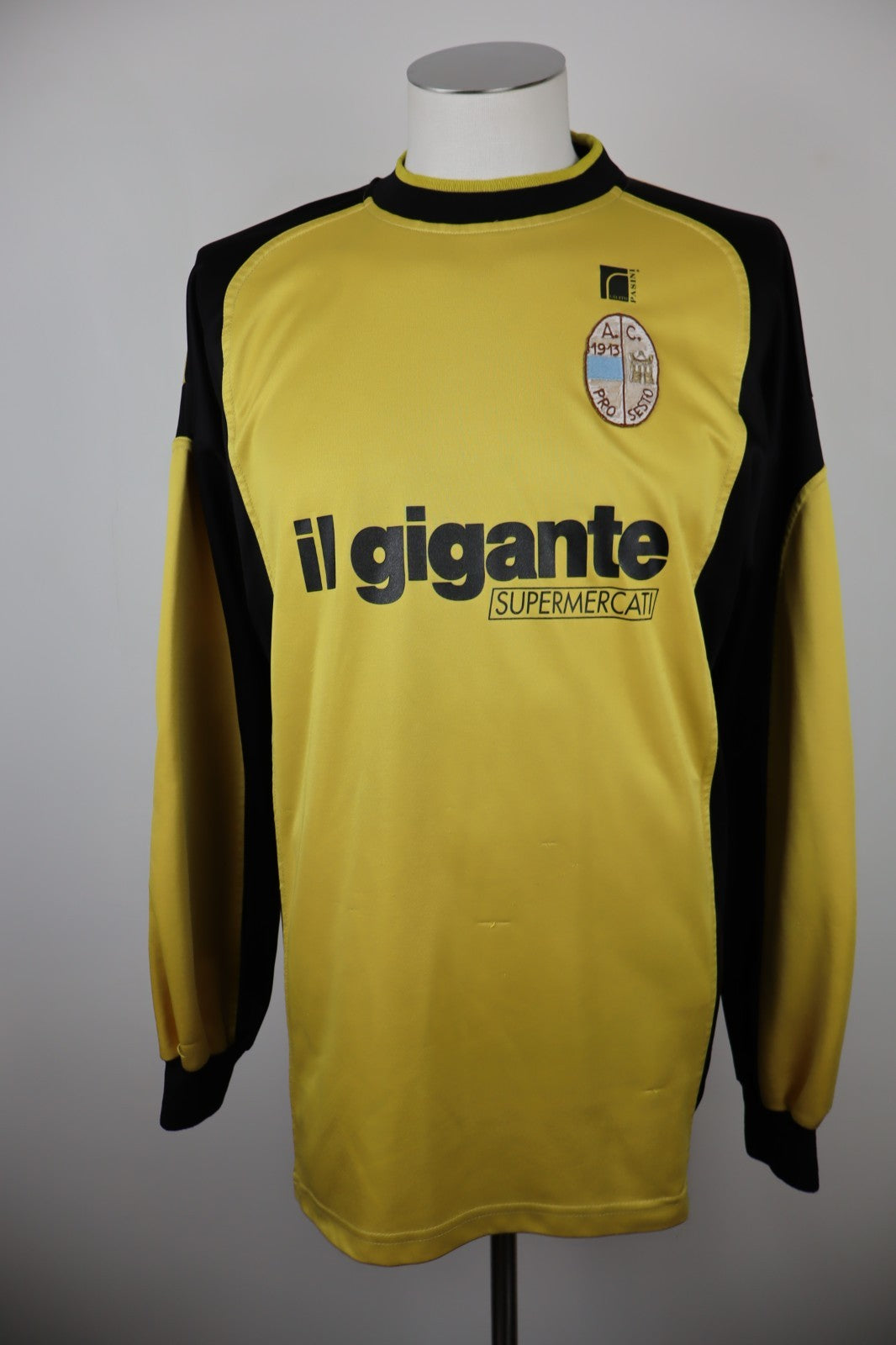 GARMAN PRO SESTO N 12 PORTIERE MAGLIA CALCIO UOMO L SOCCER JERSEY SPORT VINTAGE
