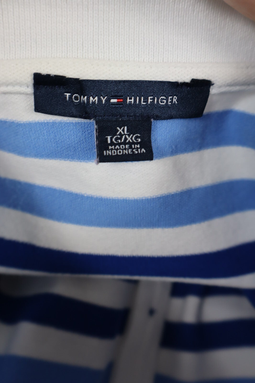 TOMMY HILFIGER POLO MAGLIA T-SHIRT DONNA COTONE TG. XL WOMAN CASUAL VINTAGE