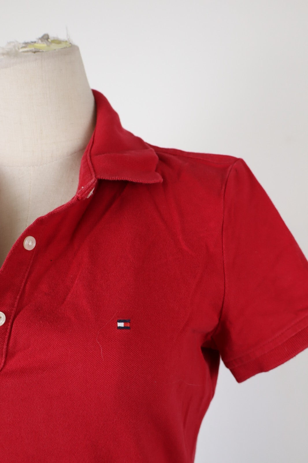 TOMMY HILFIGER MAGLIA POLO DONNA TG M WOMAN CASUAL VINTAGE TOP T-SHIRT