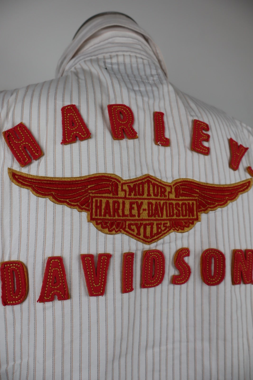 HARLEY DAVIDSON CAMICIA UOMO TG L MAN SHIRT CASUAL VINTAGE COTONE COTTON LOGO