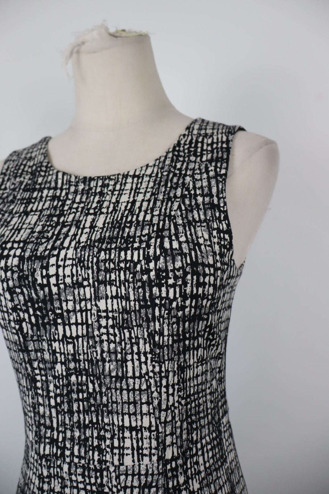 DESIGUAL VESTITO SMANICATO COTONE DONNA TG. 36 WOMAN CASUAL VINTAGE DRESS COTTON